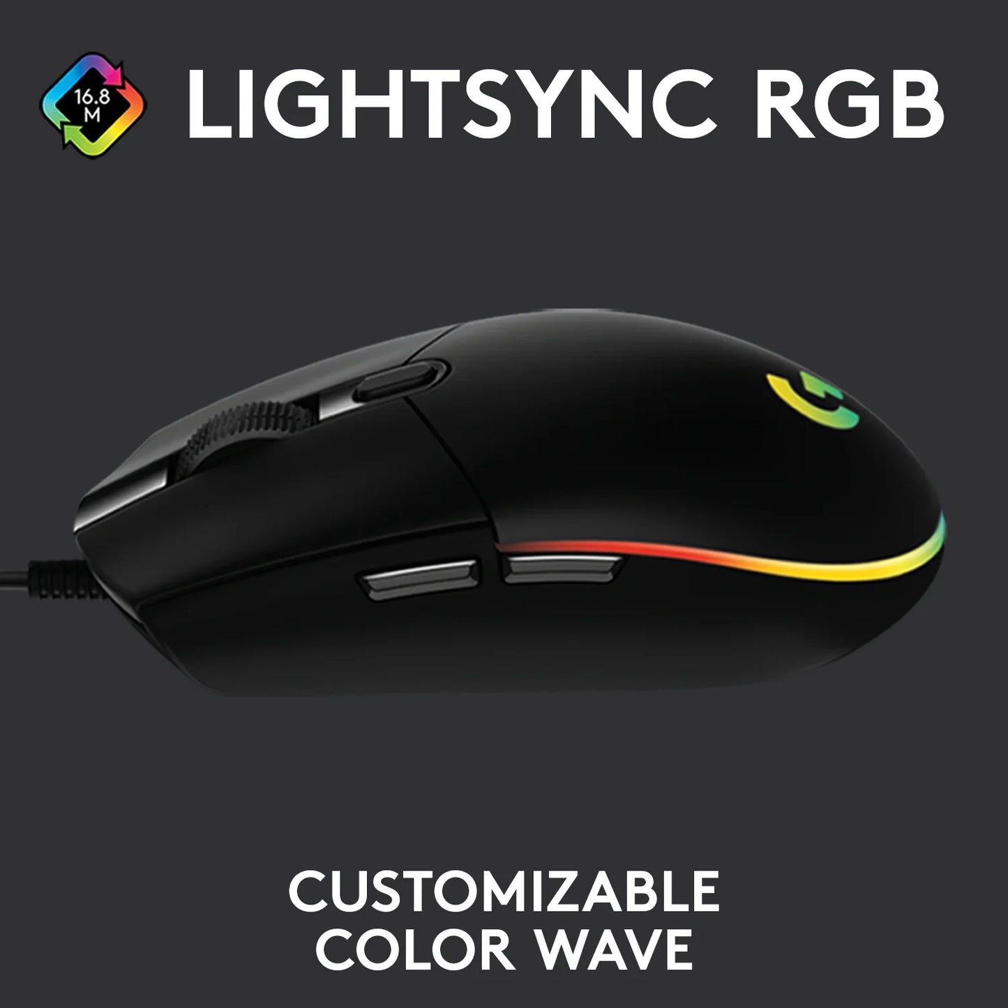 Logitech G102 LIGHTSYNC | RGB 6 Button Gaming Mouse