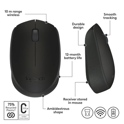 Logitech M170 | Wireless Mouse - Compact & Portable