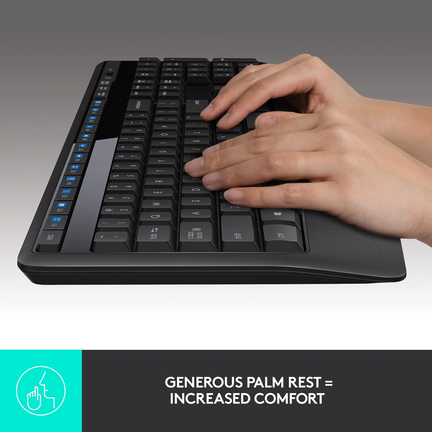 Logitech MK345 | Comfort Wireless Keyboard and Mouse Combo