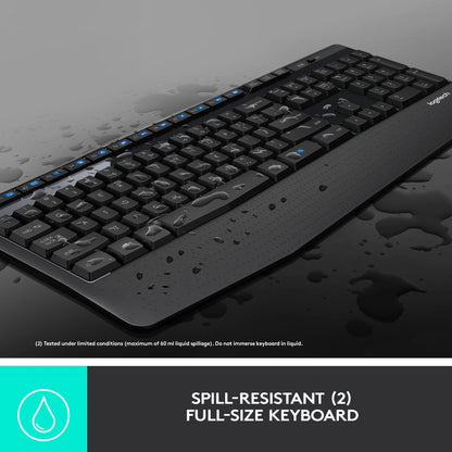 Logitech MK345 | Comfort Wireless Keyboard and Mouse Combo