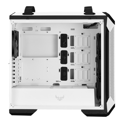 ASUS TUF Gaming GT501 | GAMING Case Supports Up To EATX With Metal Front Panel | BLACK - WHITE