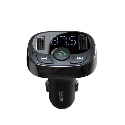 BASEUS T‑Shaped S‑09A Car Bluetooth MP3 Player | Premium Car Audio Adapter