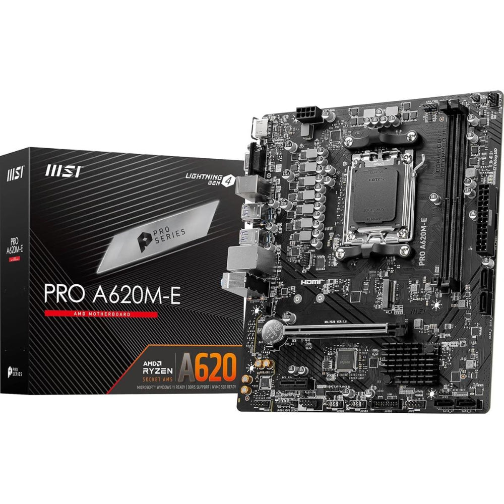 MSI Pro A620M-E | DDR5 AMD AM5 microATX Motherboard