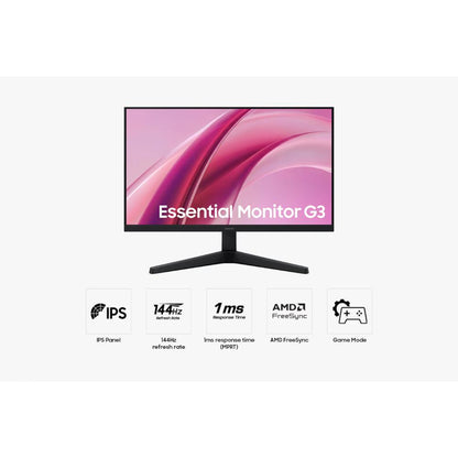 Samsung Essential Monitor G3 G31H LS24HG310EUXEN | 24" FHD IPS | 144Hz | 1ms MPRT | AMD FreeSync | HDMI | DisplayPort | Black
