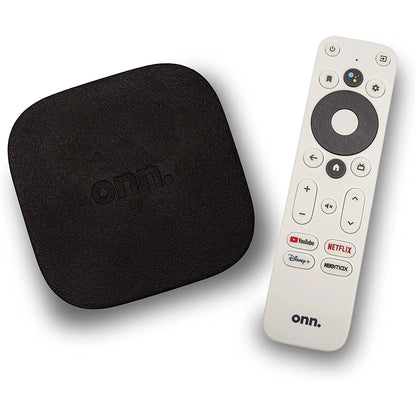 onn Google TV 4K Streaming Box | Android TV | Voice Remote | Chromecast Built-in