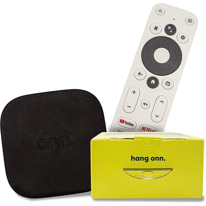 onn Google TV 4K Streaming Box | Android TV | Voice Remote | Chromecast Built-in