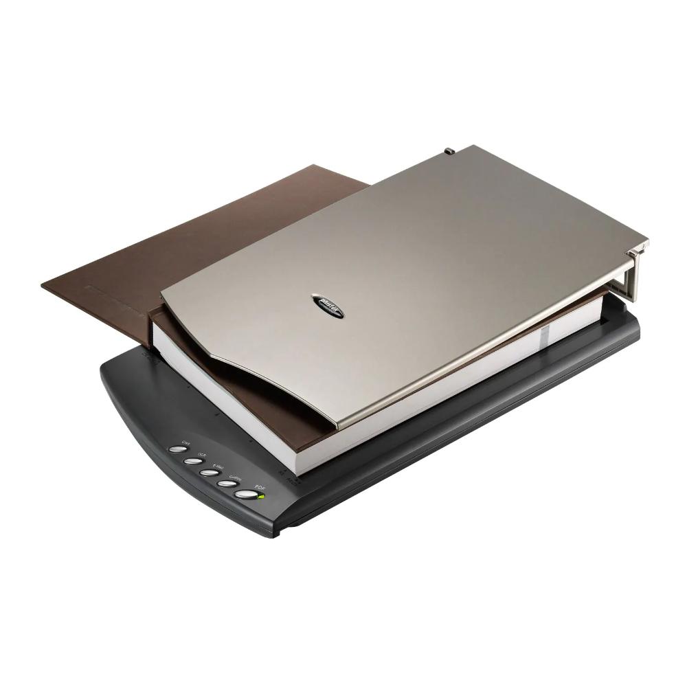 Plustek OpticSlim 2610 Plus | Color Flatbed Scanner A4 | 1200 DPI, TWAIN, One-Touch Buttons, Thick Document Support