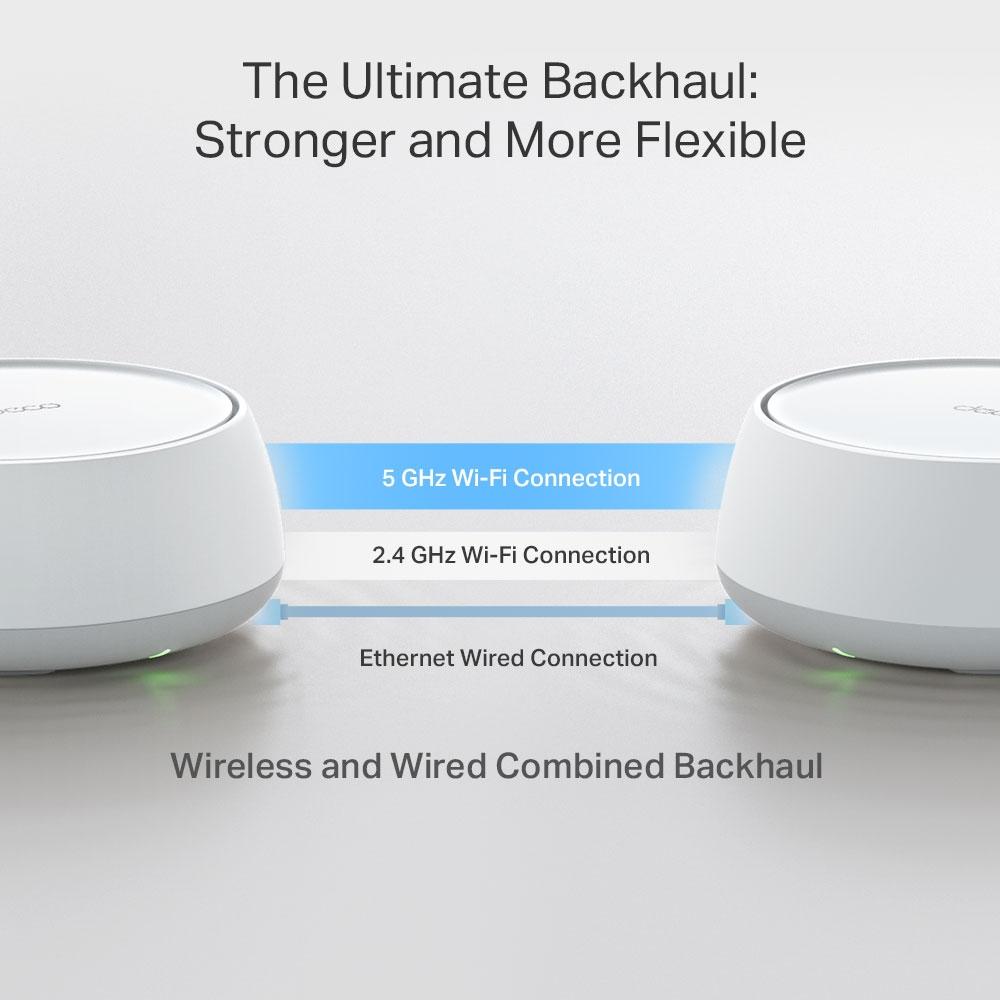 TP-Link Deco BE25 | BE5000 WiFi 7 Mesh System | Dual-Band | 2.5Gbps Ports | Whole Home Coverage (3-Pack)