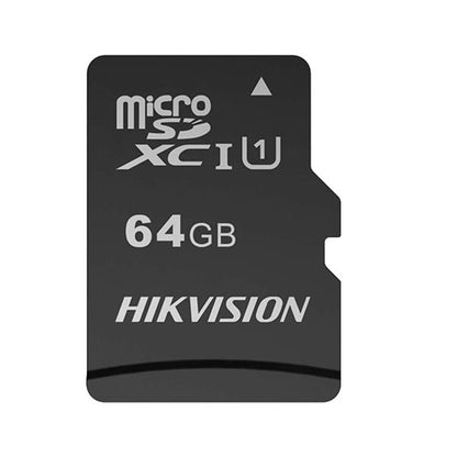 Hikvision C1 64Gb Micro SD Memory Card + Adaptor 92 MB/s