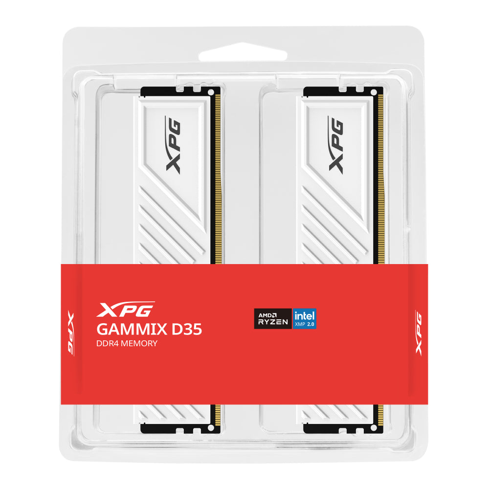 XPG 32GB DDR4 RAM 3600MHz D35 DESKTOP (Dual Pack - 2 x 16GB) (RGB) | High-Capacity Performance for Demanding Workloads