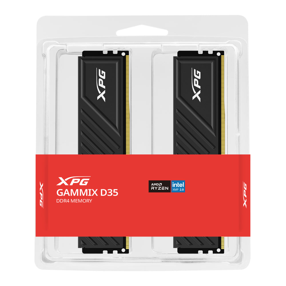 XPG 32GB DDR4 RAM 3600MHz D35 DESKTOP (Dual Pack - 2 x 16GB) (RGB