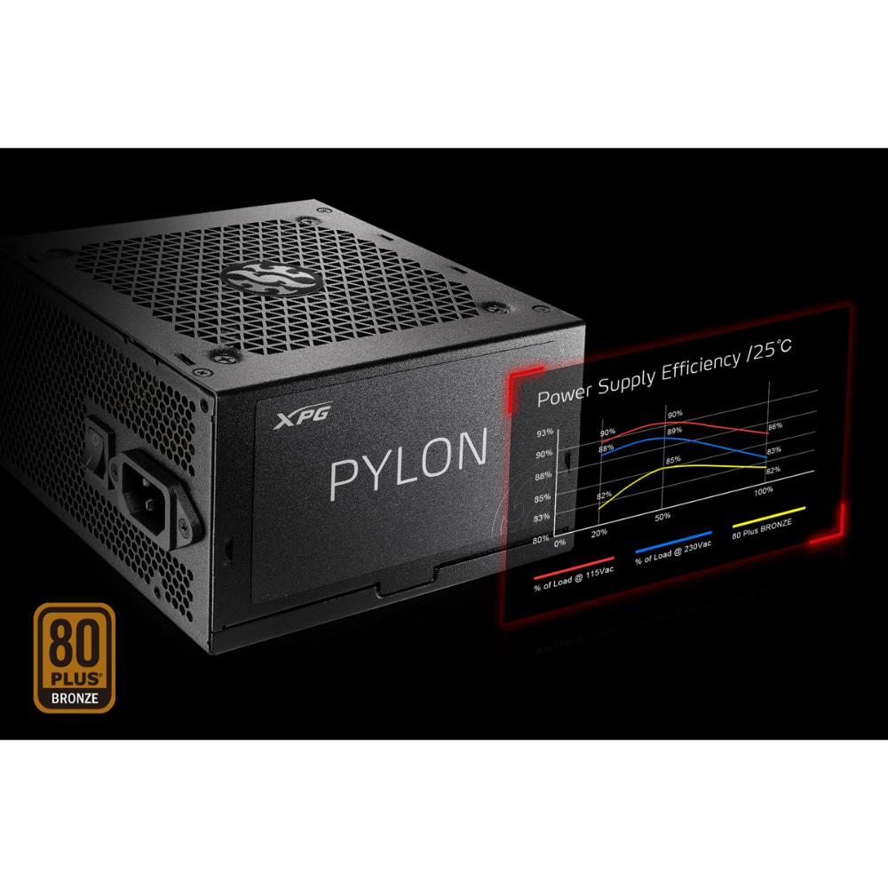 XPG PYLON 80 PLUS Bronze Power Supply | DC-to-DC Design