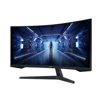 Samsung 34" Odyssey G55T UWQHD 165Hz Gaming Monitor | 3440 × 1440 | 1000R Curved | 165Hz | 1ms MPRT | AMD FreeSync Premium | HDR10 | DP 1.4 | HDMI 2.0