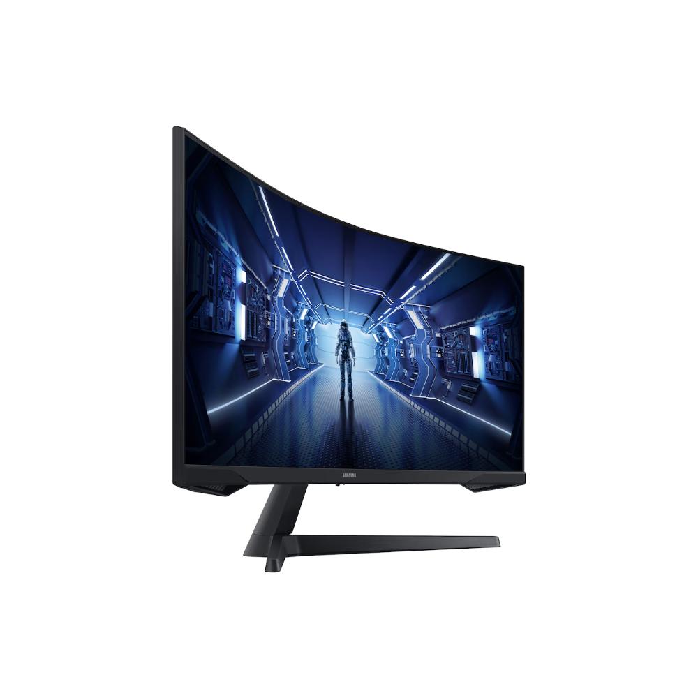 Samsung 34" Odyssey G55T UWQHD 165Hz Gaming Monitor | 3440 × 1440 | 1000R Curved | 165Hz | 1ms MPRT | AMD FreeSync Premium | HDR10 | DP 1.4 | HDMI 2.0