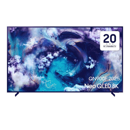 Samsung 85" Neo QLED QN900F 8K Samsung Vision AI Smart TV | 8K Resolution | NQ8 AI Gen2 Processor | Quantum Mini LED Pro | 165Hz | Glare Free | Dolby Atmos