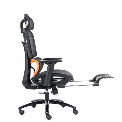 Meetion CHR32 Adjustable Backrest Ergonomic Gaming Chair | Breathable Mesh | 126° Recline | Footrest | E-Sport Chair