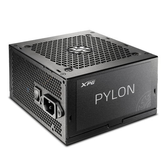 XPG PYLON 650W 80 PLUS Bronze Power Supply Non Modular | Stable Power, Whisper Quiet, Built to Last