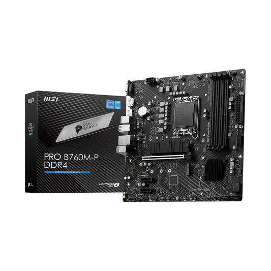 MSI PRO B760M‑P D4 | Intel B760 Chipset Motherboard (DDR4, Micro‑ATX)