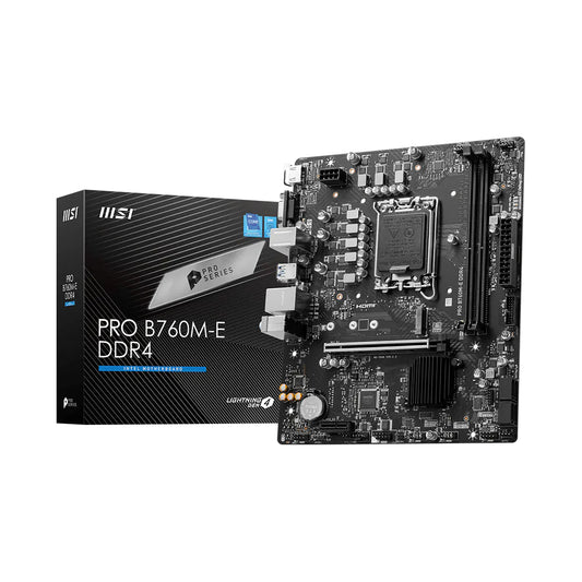 MSI PRO B760M‑E D4 | Intel B760 Chipset Motherboard (DDR4, Micro‑ATX)