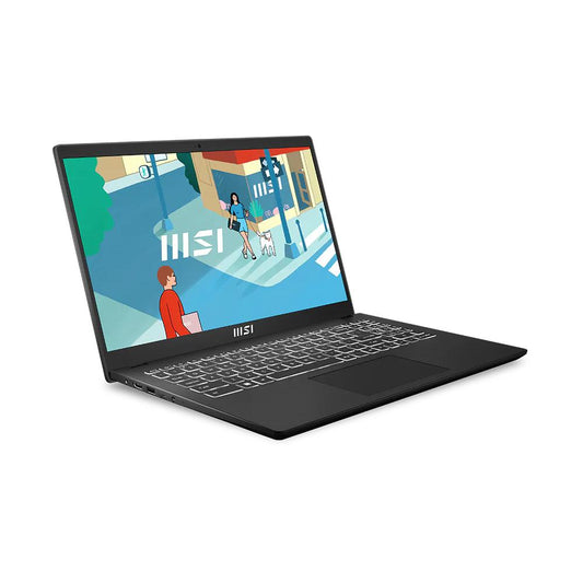 MSI Modern 15 H B13M Laptop | Core i7-13700H | 16GB DDR5 | 512GB NVMe SSD | Intel Iris Xe Graphics | 15.6" FHD IPS-Level | Wi-Fi 6E | DOS