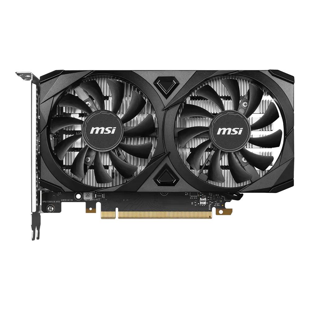MSI GeForce RTX 3050 VENTUS 2X 6G OC Graphics Card | 6GB GDDR6 | 1492MHz Boost | 2304 CUDA Cores | PCIe 4.0 | Dual Fan | 96-bit