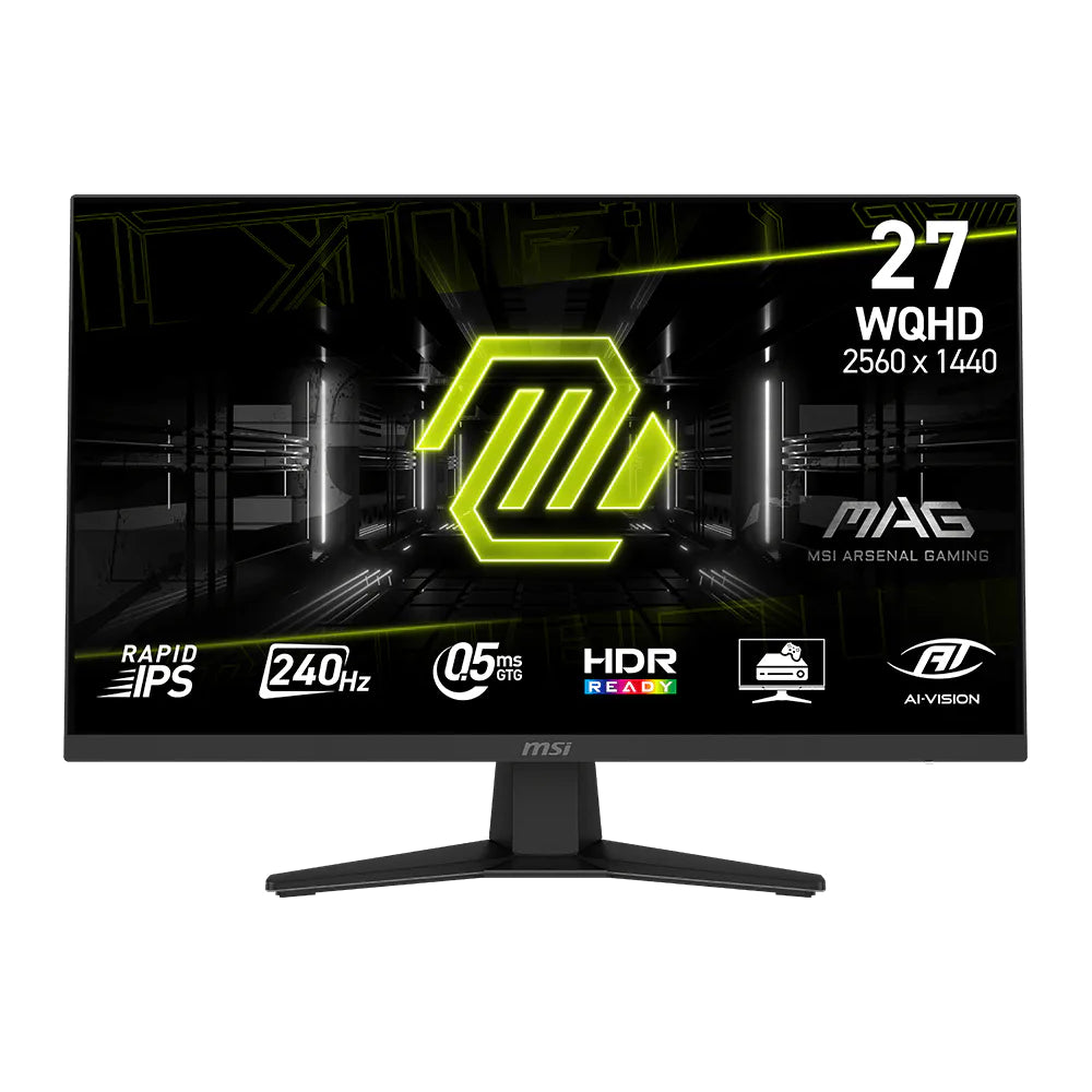 MSI MAG 274QF X24 | 27" Gaming Monitor | QHD 1440p | 240Hz | 0.5ms | Rapid IPS | FreeSync Premium