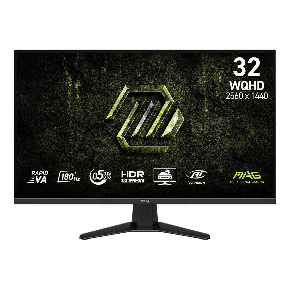 MSI MAG 325QF E18V | 32" Rapid VA Gaming Monitor (2K, 180Hz, Adaptive‑Sync)