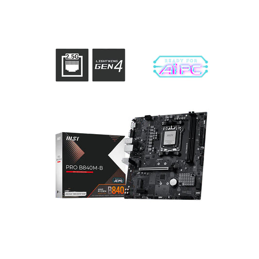 MSI B840M‑B | Intel B840 Chipset Motherboard (DDR5, Micro‑ATX)