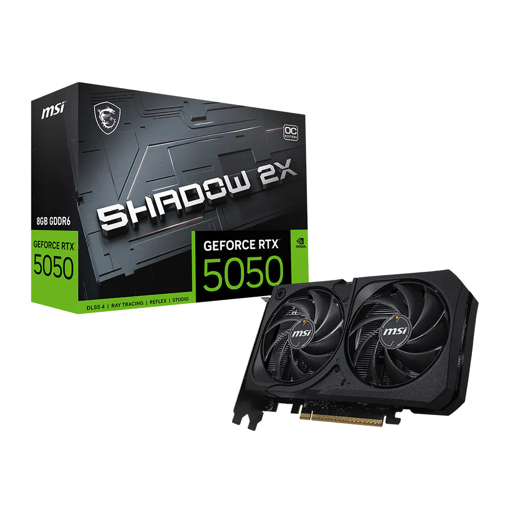 MSI GeForce RTX 5050 8G SHADOW 2X OC Graphics Card | MSI SHADOW Series