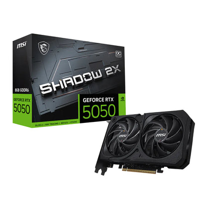 MSI GeForce RTX 5050 8G SHADOW 2X OC Graphics Card | MSI SHADOW Series