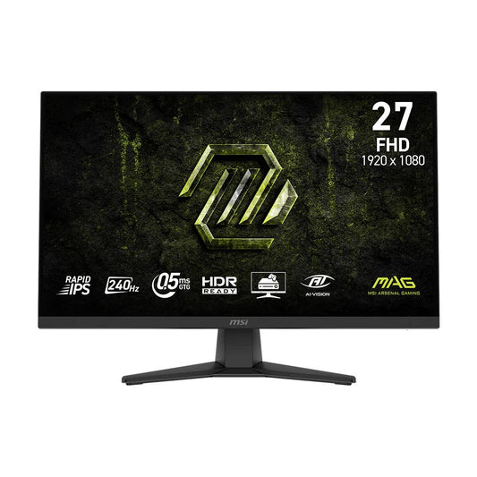 MSI MAG 272F X24 Gaming Monitor | 27" Rapid IPS Full HD Display | 240Hz | 0.5ms GTG | AMD FreeSync™ Premium | HDR Ready