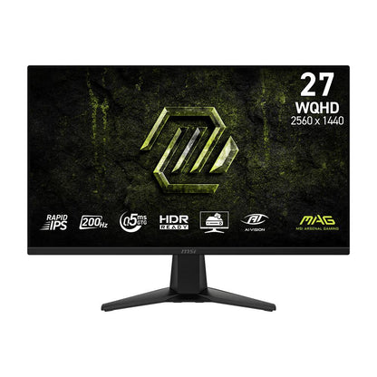 MSI MAG 275QF E20 | 27" Gaming Monitor | QHD 1440p | 200Hz | 0.5ms | Rapid IPS | G-SYNC Compatible | FreeSync Premium