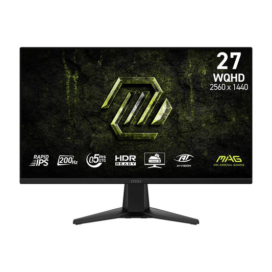 MSI MAG 275QF E20 | 27" Gaming Monitor | QHD 1440p | 200Hz | 0.5ms | Rapid IPS | G-SYNC Compatible | FreeSync Premium