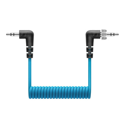 Sennheiser CL 35 TRRS | Locking 3.5mm TRS to TRRS Coiled Cable for MKE 200/400 Microphones
