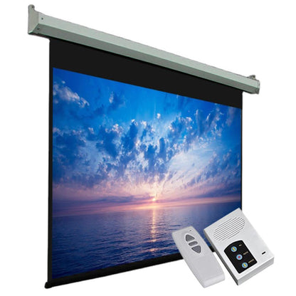 Speed-X Projector Screen 150 Inch | Electric Motorized | 8x10 Feet | 4:3 Matte White | Remote Control