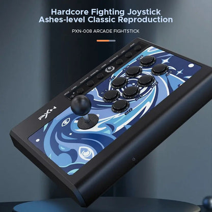 PXN‑008 Arcade Fight Stick Controller | Professional Joystick for Fighting Games