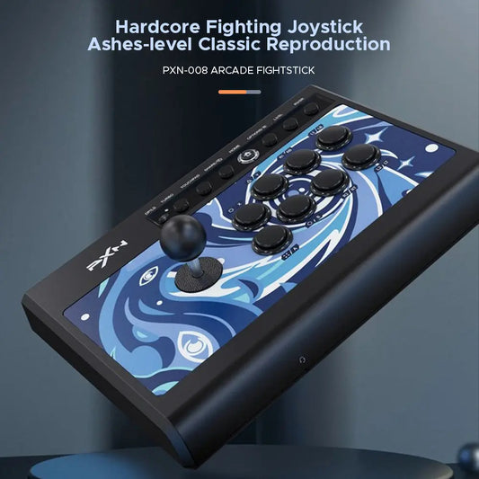 PXN‑008 Arcade Fight Stick Controller | Professional Joystick for Fighting Games