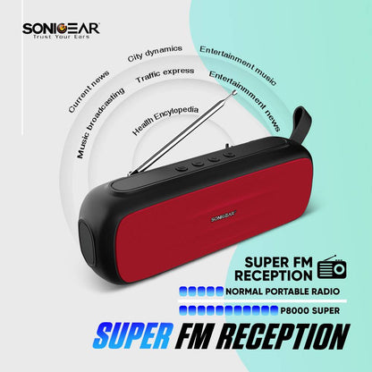 SonicGear P8000 | Super Bluetooth Portable TWS Speaker | Immersive Sound with True Wireless Stereo