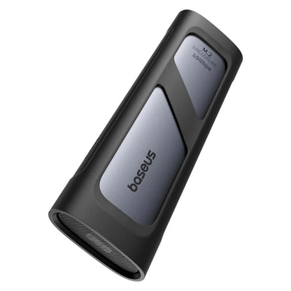 Baseus FlyJoy Series | SSD Enclosure | M.2 NVMe to USB-C | USB 3.2 Gen2 | 10Gbps Transfer | Tool-Free Installation | Aluminum Alloy | Thermal Pad Included | Space Grey | For M-Key NVMe SSDs