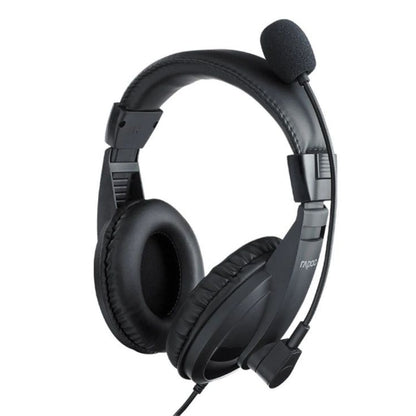 Rapoo H150S Wired Stereo USB Headset | 40mm Drivers, Noise-Reducing Mic, Lightweight, Plug & Play