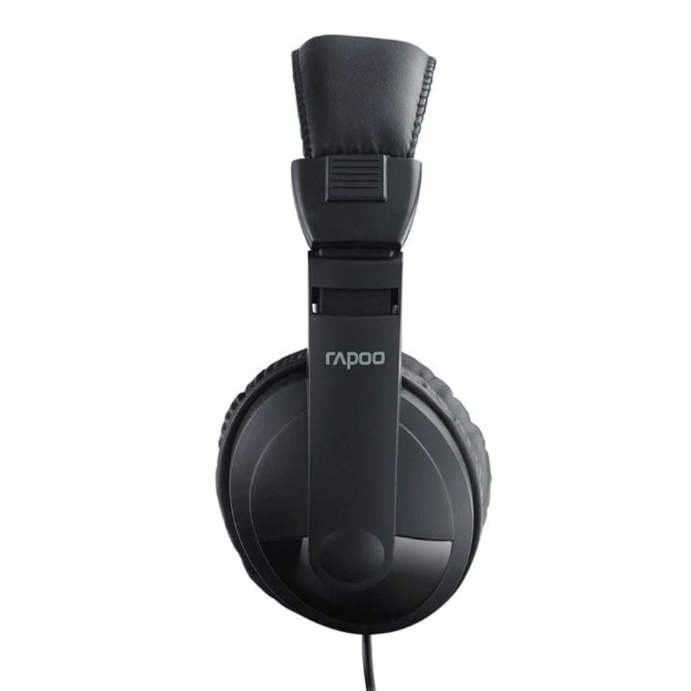 Rapoo H150S Wired Stereo USB Headset | 40mm Drivers, Noise-Reducing Mic, Lightweight, Plug & Play