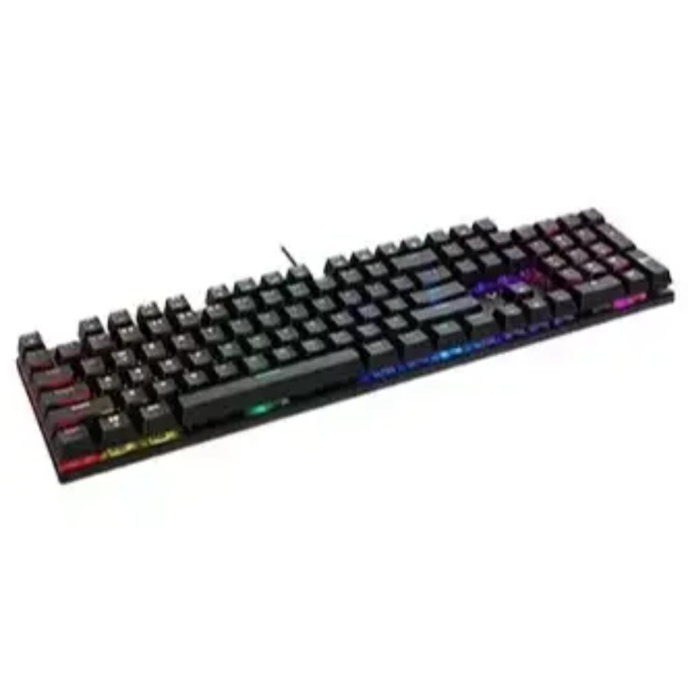 Rapoo GK500 Mechanical Gaming Keyboard | Backlit Illumination | Tactile Mechanical Switches | Anti-Ghosting | Black