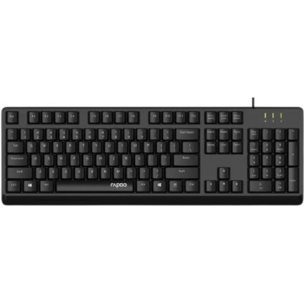 Rapoo NK1900 | Wired Keyboard – US Layout (Black)