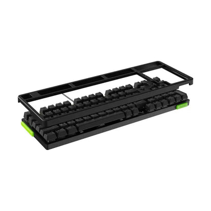 Rapoo V500 PRO-98 Mechanical Gaming Keyboard | 98-Key Compact Layout | Red Mechanical Switches | Customizable RGB Backlighting | Full-Key Anti-Ghosting | Wired USB | Black