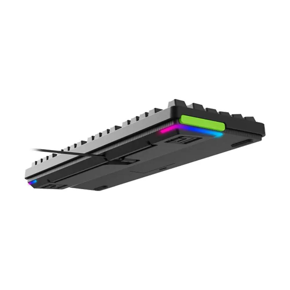 Rapoo V500 PRO-98 Mechanical Gaming Keyboard | 98-Key Compact Layout | Red Mechanical Switches | Customizable RGB Backlighting | Full-Key Anti-Ghosting | Wired USB | Black