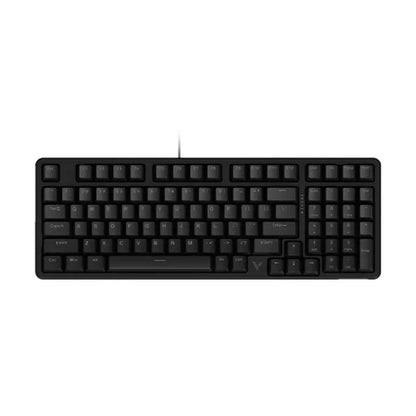 Rapoo V500 PRO-98 Mechanical Gaming Keyboard | 98-Key Compact Layout | Red Mechanical Switches | Customizable RGB Backlighting | Full-Key Anti-Ghosting | Wired USB | Black