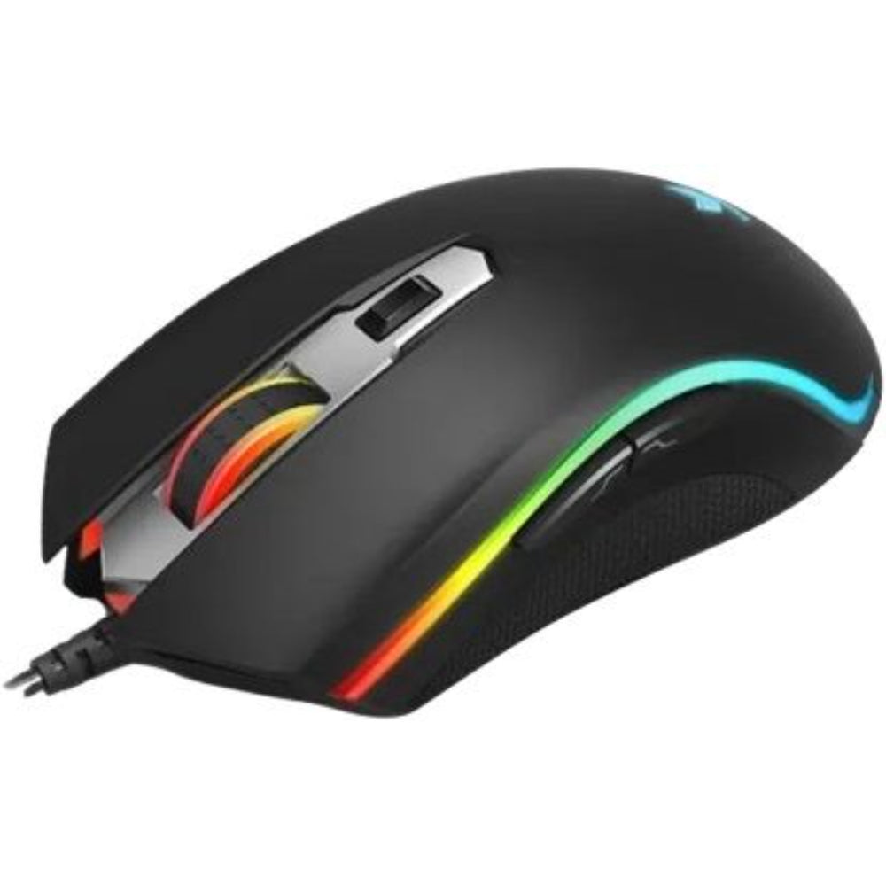 Rapoo V25S RGB | Optical Wired Gaming Mouse – Black