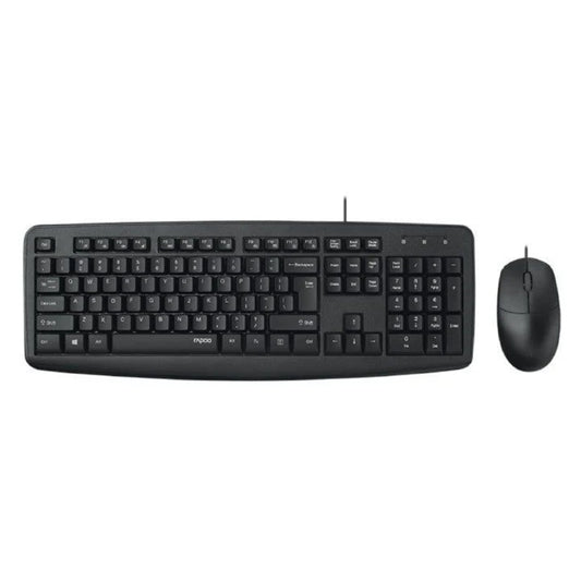 Rapoo NX1600 | USB Keyboard & Mouse Combo – Black