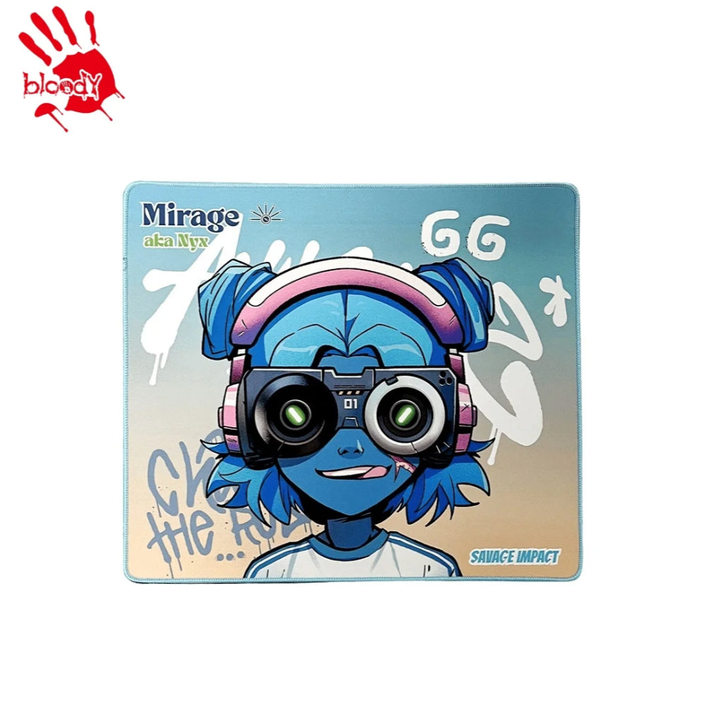 Bloody BP‑45W | Gaming Mouse Pad – Savage Series (Cypher Ghost / Nyx Mirage / Pyro Blaze)