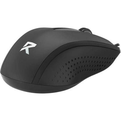 Redragon BM-4049 Wired Mouse | 1200 DPI | Ambidextrous Design | 3 Buttons | 1.5m Cable | Black